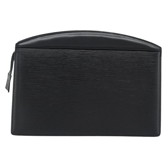 LOUIS VUITTON Epi Trousse Crete Pouch Black M48402 LV Auth 185918