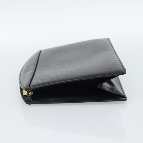 LOUIS VUITTON Epi Trousse Crete Pouch Black M48402 LV Auth 185918