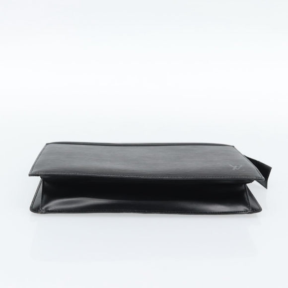 LOUIS VUITTON Epi Trousse Crete Pouch Black M48402 LV Auth 185918