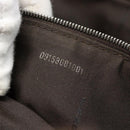 FENDI Zucca Canvas Mamma Baguette Hand Bag Black Brown Auth 185919-12