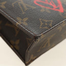 LOUIS VUITTON Monogram Fall in Love Petit Sac Plat Bag 2way M80839 Auth 185929SM-17