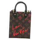 LOUIS VUITTON Monogram Fall in Love Petit Sac Plat Bag 2way M80839 Auth 185929SM-13
