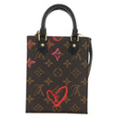 LOUIS VUITTON Monogram Fall in Love Petit Sac Plat Bag 2way M80839 Auth 185929SM-2