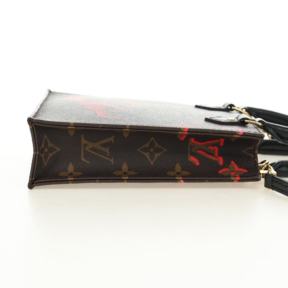 LOUIS VUITTON Monogram Fall in Love Petit Sac Plat Bag 2way M80839 Auth 185929SM