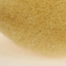 BOTTEGAVENETA Hand Pouch Fur Yellow Gold Auth 185930SM-14