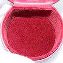 CARTIER Jewelry Box Leather Bordeaux Gold Auth 185932V-9