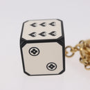 LOUIS VUITTON Metal Porte Cles Game On Key Holder White MP2913 LV Auth 185933M-16