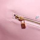 LOUIS VUITTON Monogram Vernis Houston Bag Marshmallow Pink M91302 LV Auth 185937-24