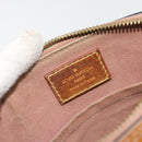 LOUIS VUITTON Monogram Vernis Alma BB Bag 2way Beige Poodle M91752 Auth 185938-22