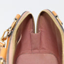 LOUIS VUITTON Monogram Vernis Alma BB Bag 2way Beige Poodle M91752 Auth 185938-23