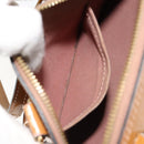 LOUIS VUITTON Monogram Vernis Alma BB Bag 2way Beige Poodle M91752 Auth 185938-25
