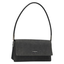 GUCCI Accessory Pouch Denim Black Silver 01235 Auth 185948A-1