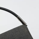 GUCCI Accessory Pouch Denim Black Silver 01235 Auth 185948A-17