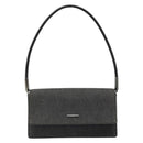 GUCCI Accessory Pouch Denim Black Silver 01235 Auth 185948A-13