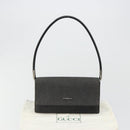 GUCCI Accessory Pouch Denim Black Silver 01235 Auth 185948A-12