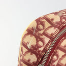 Christian Dior Trotter Canvas Shoulder Bag PVC Red Silver Auth 185951-9