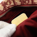 Christian Dior Trotter Canvas Shoulder Bag PVC Red Silver Auth 185951-12