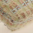 CHANEL Chain Matelasse 23 Shoulder Bag tweed Pink Silver CC Auth 185953SAM-17