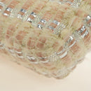 CHANEL Chain Matelasse 23 Shoulder Bag tweed Pink Silver CC Auth 185953SAM-18