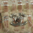 CHANEL Chain Matelasse 23 Shoulder Bag tweed Pink Silver CC Auth 185953SAM-19
