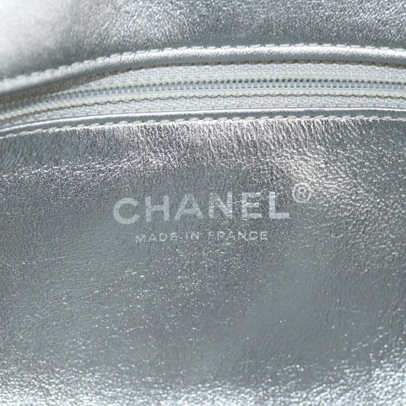 CHANEL Chain Matelasse 23 Shoulder Bag tweed Pink Silver CC Auth 185953SAM