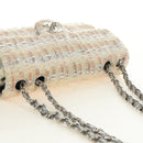 CHANEL Chain Matelasse 23 Shoulder Bag tweed Pink Silver CC Auth 185953SAM-6