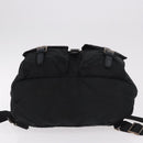 PRADA Backpack Nylon Black Silver Auth 185957-5