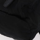 PRADA Backpack Nylon Black Silver Auth 185957-18