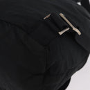 PRADA Backpack Nylon Black Silver Auth 185957-20