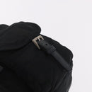 PRADA Backpack Nylon Black Silver Auth 185957-24