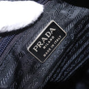 PRADA Backpack Nylon Black Silver Auth 185957-26