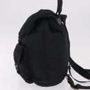 PRADA Backpack Nylon Black Silver Auth 185957-3