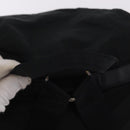 PRADA Backpack Nylon Black Silver Auth 185957-7
