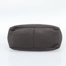 CELINE Boogie Bag Hand Bag Leather Dark Brown Auth 185959-5