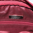 BURBERRY Nova Check Shoulder Bag Canvas Beige Gold Auth 185960SAV-16