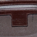 FENDI Zucca Canvas Mamma Baguette Shoulder Bag Black Brown Auth 185961SAM-22