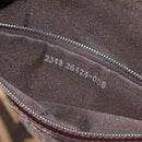 FENDI Zucca Canvas Mamma Baguette Shoulder Bag Black Brown Auth 185961SAM-11