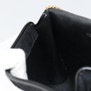 Christian Dior Trotter Canvas Chain Shoulder Bag Black Gold Auth 185963A-19
