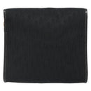Christian Dior Trotter Canvas Chain Shoulder Bag Black Gold Auth 185963A-3