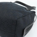GUCCI GG Canvas Handtas Zwart 124542 Auth 185964A-9