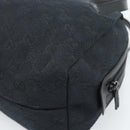 GUCCI GG Canvas Handtas Zwart 124542 Auth 185964A-15