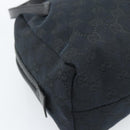 GUCCI GG Canvas Handtas Zwart 124542 Auth 185964A-16