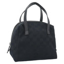 GUCCI GG Canvas Handtas Zwart 124542 Auth 185964A-1