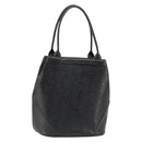 SAINT LAURENT Cassandra Hand Bag Leather Black Gold Auth 185965-1
