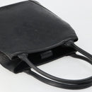 SAINT LAURENT Cassandra Hand Bag Leather Black Gold Auth 185965-6