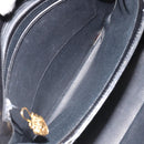 GUCCI Shoulder Bag Leather Black Gold Auth 185968-20