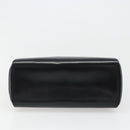 GUCCI Shoulder Bag Leather Black Gold Auth 185968-5