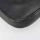 GUCCI GG Canvas Jackie Shoulder Bag Black Silver 001 3306 Auth 185970-12