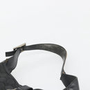 GUCCI GG Canvas Jackie Shoulder Bag Black Silver 001 3306 Auth 185970-9