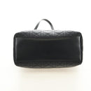 Christian Dior Lady Dior Canage Bag Lamb Skin 2way Black Gold Auth 185972SAM-5